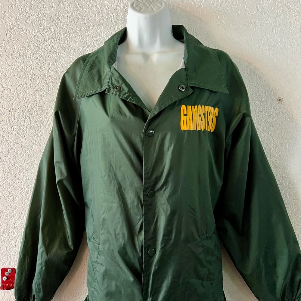 Green Jacket with Yellow Logo